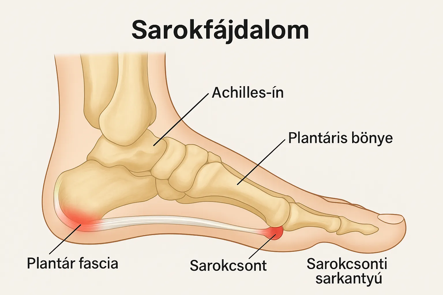 A sarok anatómiája és a fájdalom leggyakoribb helyei A sarokfájdalom anatómiája - a leggyakoribb fájdalmas területek a sarkban